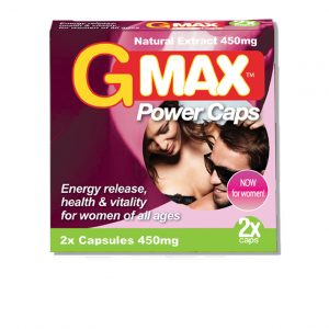 G-Max Pink Power Caps Estimulante