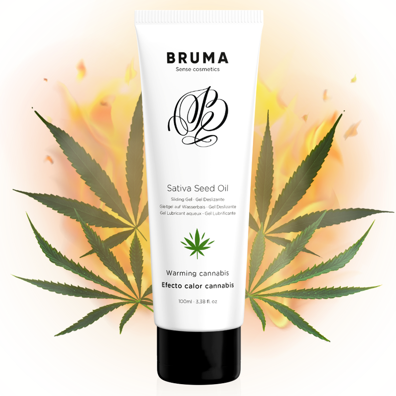 Bruma™ – Sativa Seed Oil Sliding Gel Aquecedor Sabor Cannabis